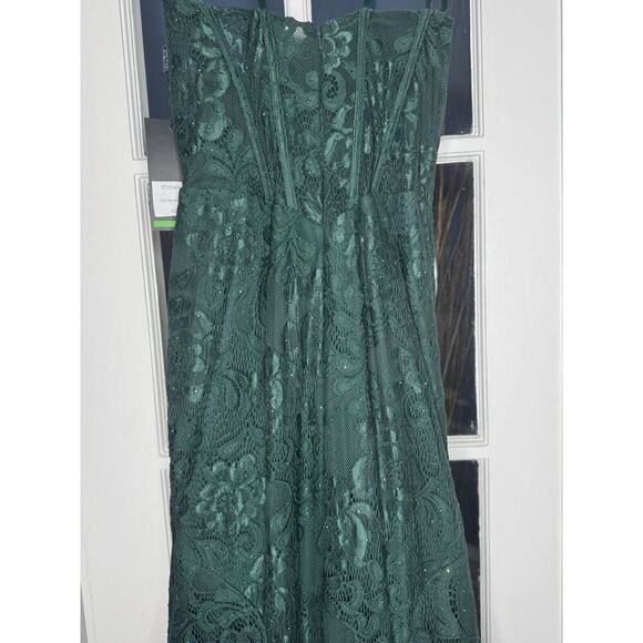 NWT LaFemme 32249 Green Corset Mermaid Prom Dress Size 6 - Picture 12 of 12